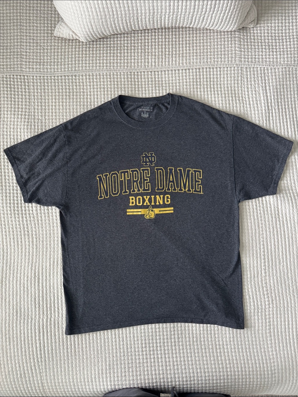 Notre Dame Boxing Champion Heather Gray Crewneck #irish #goirish #notredame